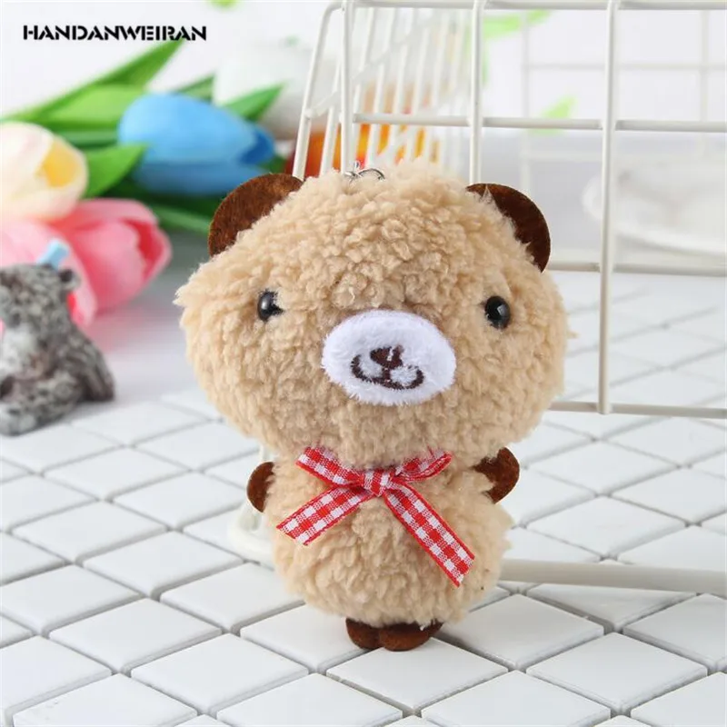 HANDANWEIRAN 1Pcs Hot 9CM Lovely Stuffed Plush Animals Toys Kawaii Curly Bear Pendants Plush Toy Dolls Kid's Present PP Cotton
HANDANWEIRAN 1Pcs Hot 9CM Lovely Stuffed Plush Animals Toys Kawaii Curly Bear Pendants Plush Toy Dolls Kid's Present PP Cotton