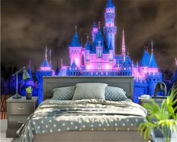 beibehang papel de parede Custom Stylish Lighting Night Fairy Tale Castle Wall Sticker Wallpaper HD wallpaper for walls 3 d
beibehang papel de parede Custom Stylish Lighting Night Fairy Tale Castle Wall Sticker Wallpaper HD wallpaper for walls 3 d
