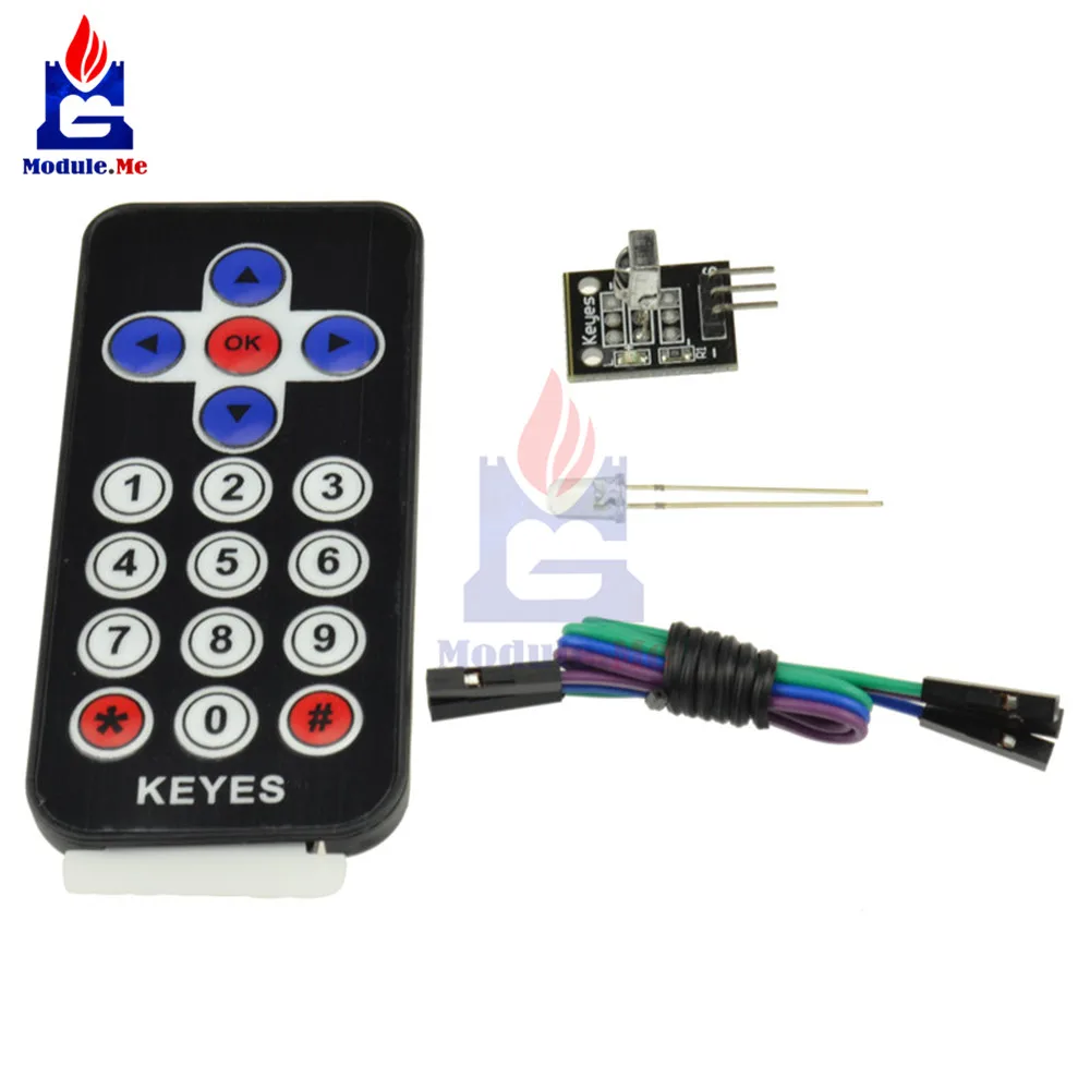 1Set Infrared Remote Control Module Wireless IR Receiver Module DIY Kit HX1838 for Arduino Raspberry Pi
1Set Infrared Remote Control Module Wireless IR Receiver Module DIY Kit HX1838 for Arduino Raspberry Pi