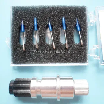 Graphtec cutting plotter cutter graph king ce6000 ce5000 blade knife (5pcs 60 degree blade + 1pc holder)
Graphtec cutting plotter cutter graph king ce6000 ce5000 blade knife (5pcs 60 degree blade + 1pc holder)