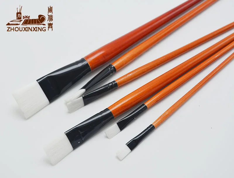 6pcs/lot Kids Watercolor Gouache Painting Pen white Nylon Hair short Wooden Handle Paint Brush Set Drawing Art Supplies
6pcs/lot Kids Watercolor Gouache Painting Pen white Nylon Hair short Wooden Handle Paint Brush Set Drawing Art Supplies