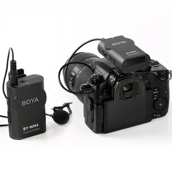 BOYA BY-WM4 Wireless Lavalier Microphone System Interview Video Mic for Canon Nikon Sony DSLR Smartphone iPhone X Samsung Xiaomi
BOYA BY-WM4 Wireless Lavalier Microphone System Interview Video Mic for Canon Nikon Sony DSLR Smartphone iPhone X Samsung Xiaomi