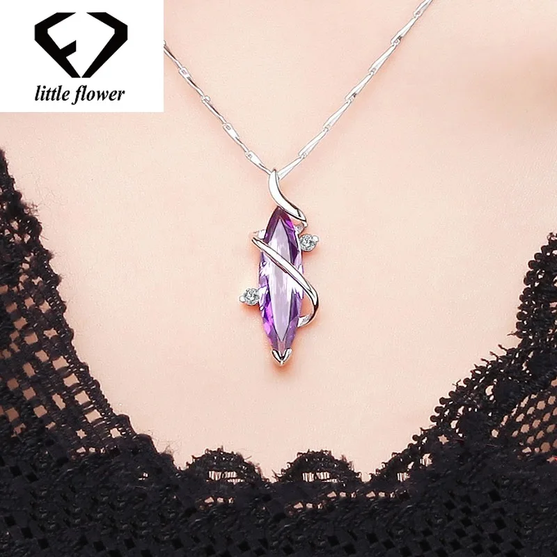925 Silver Tetrafolium pierscionki Agate Necklace Pendant Women pure Amethyst Sapphire Bizuterias Colgante Pendant 925 Necklace
925 Silver Tetrafolium pierscionki Agate Necklace Pendant Women pure Amethyst Sapphire Bizuterias Colgante Pendant 925 Necklace