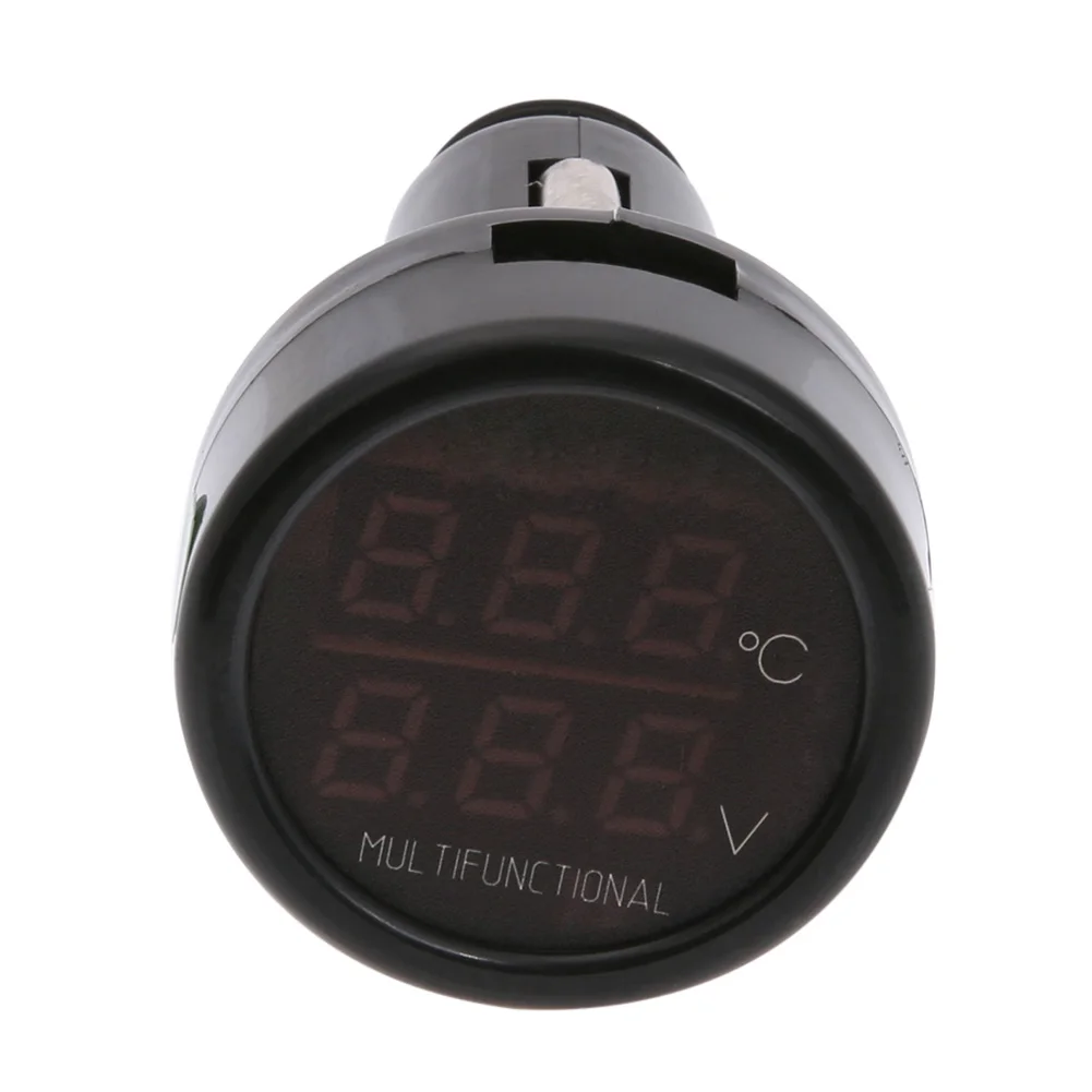 Alloet 1pcs Multi-function 5V 2.1A USB Car Phone Charger 12V/24V Car Digital Thermometer Car Volt Meters For Sumsung
Alloet 1pcs Multi-function 5V 2.1A USB Car Phone Charger 12V/24V Car Digital Thermometer Car Volt Meters For Sumsung