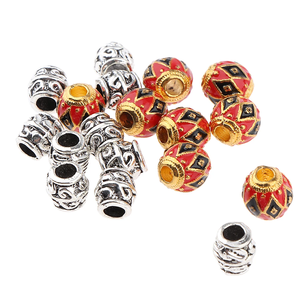 18 Pieces Hair Tubes Beads Dreadlocks Hair Braiding Jewelry Beards Decorations DIY Accessories, 5 Styles Combo Optional
18 Pieces Hair Tubes Beads Dreadlocks Hair Braiding Jewelry Beards Decorations DIY Accessories, 5 Styles Combo Optional