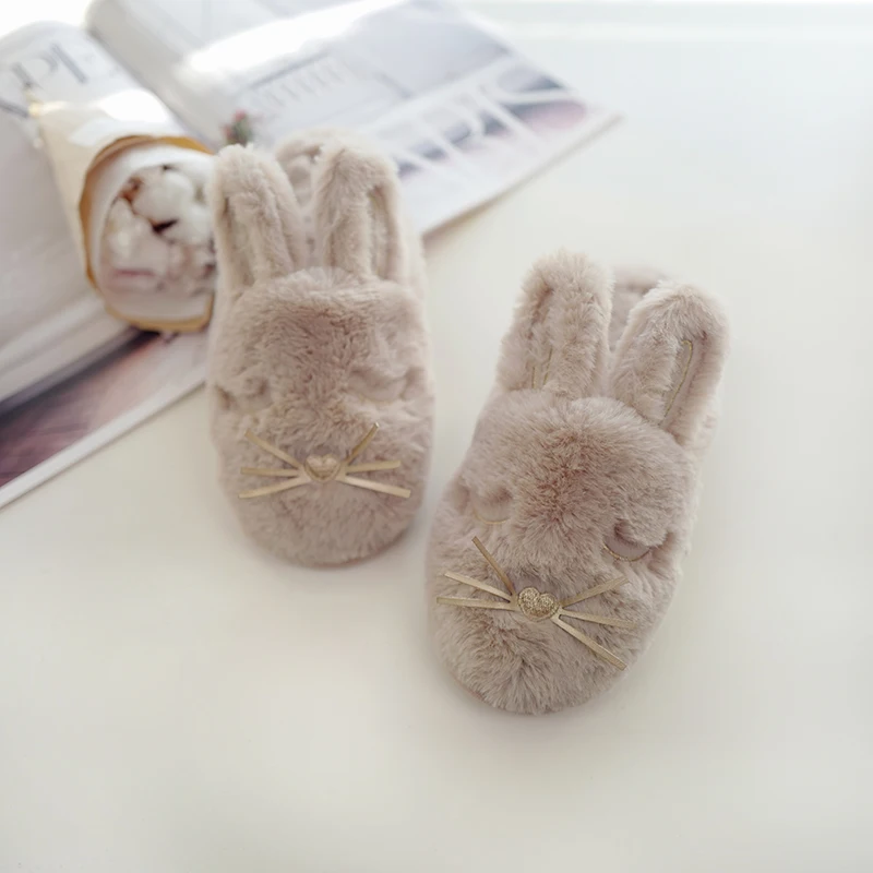 New Winter Autumn Rabbit Ears Soft Plush Women Slippers Warm Non-slip Comfortable Indoor Home Shoes 2 Colors 
New Winter Autumn Rabbit Ears Soft Plush Women Slippers Warm Non-slip Comfortable Indoor Home Shoes 2 Colors