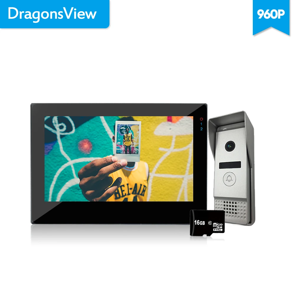 Dragonsview 7 Inch Video Door Phone Intercom Doorbell Camera Touch Screen 960P AHD Unlock With SD Card Record Motion Detection
Dragonsview 7 Inch Video Door Phone Intercom Doorbell Camera Touch Screen 960P AHD Unlock With SD Card Record Motion Detection