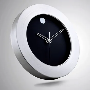 Brief mute wall clock brushed stainless steel metal clock fashion modern pocket watch wall clock
Brief mute wall clock brushed stainless steel metal clock fashion modern pocket watch wall clock
