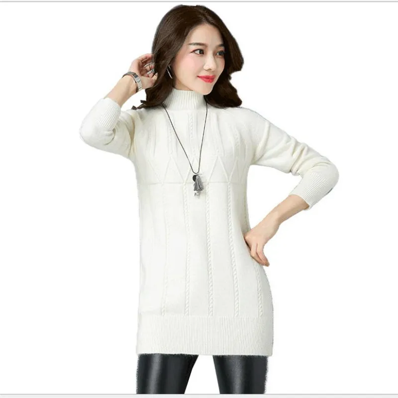 Women Winter Sweaters Dress Pullovers 2018 New Winter Warm Slim Mini Knit Dress Female Half-Neck Knitwear Poncho Tunics CQ2646
Women Winter Sweaters Dress Pullovers 2018 New Winter Warm Slim Mini Knit Dress Female Half-Neck Knitwear Poncho Tunics CQ2646