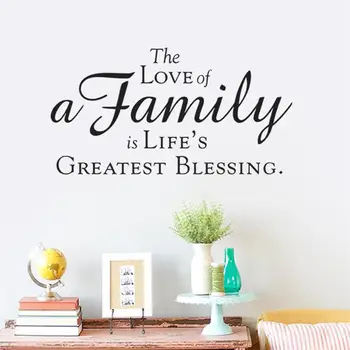 Family love is life greast blessing Wall Stickers Walls Vinyl Removable Murals Living room bedroom Decals
Family love is life greast blessing Wall Stickers Walls Vinyl Removable Murals Living room bedroom Decals