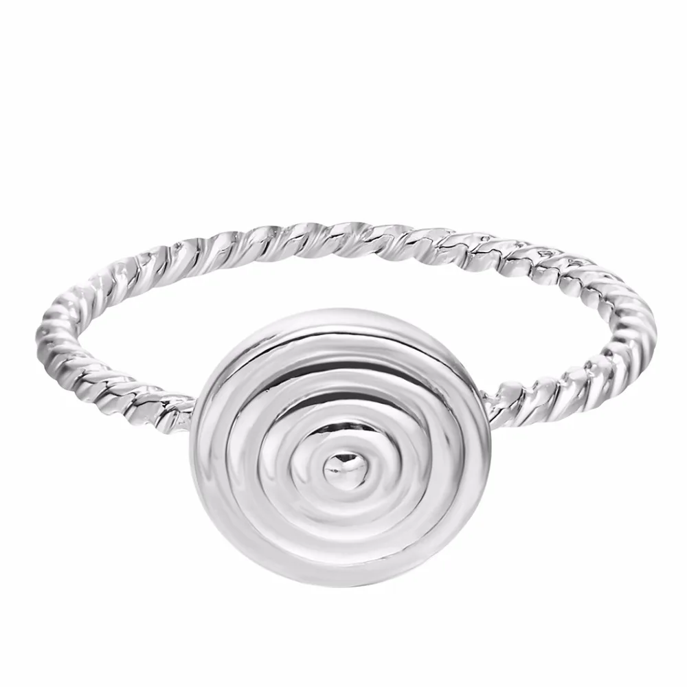 Чандлер винтажное позолоченное круглое кольцо с подвеской простое бесконечное