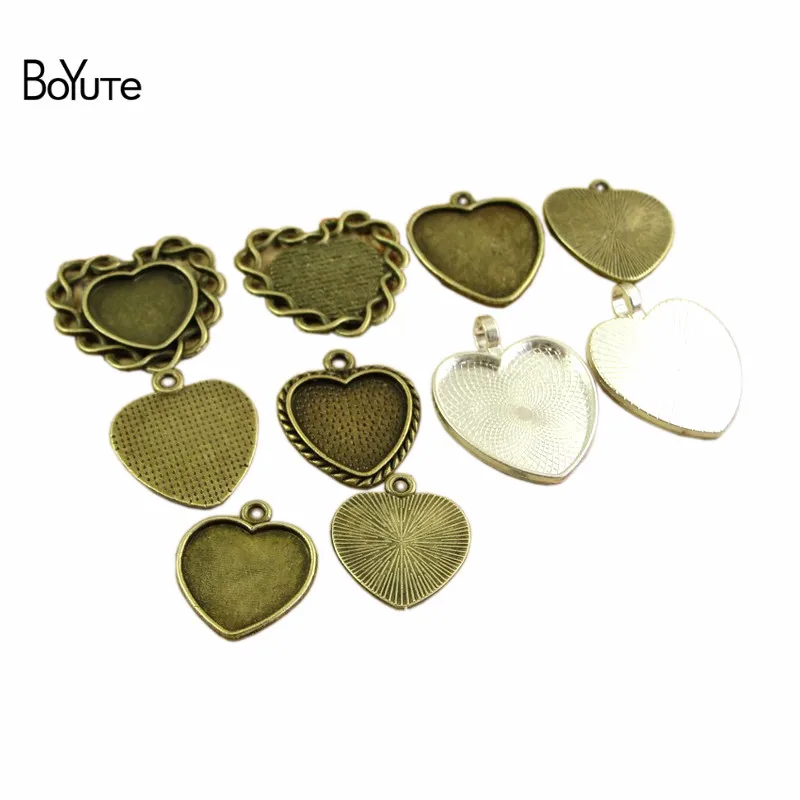 BoYuTe (50 Pieces/Lot) 18-19-24-25MM Heart Cabochon Base Pendant Blanks Tray Bezel Diy Hand Made Jewelry Accessories
BoYuTe (50 Pieces/Lot) 18-19-24-25MM Heart Cabochon Base Pendant Blanks Tray Bezel Diy Hand Made Jewelry Accessories