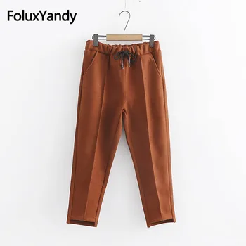 Autumn Winter Woolen Pants Women Plus Size 5XL 6XL Casual Loose Harem Pants Ankle-length Trousers SWM1106
Autumn Winter Woolen Pants Women Plus Size 5XL 6XL Casual Loose Harem Pants Ankle-length Trousers SWM1106