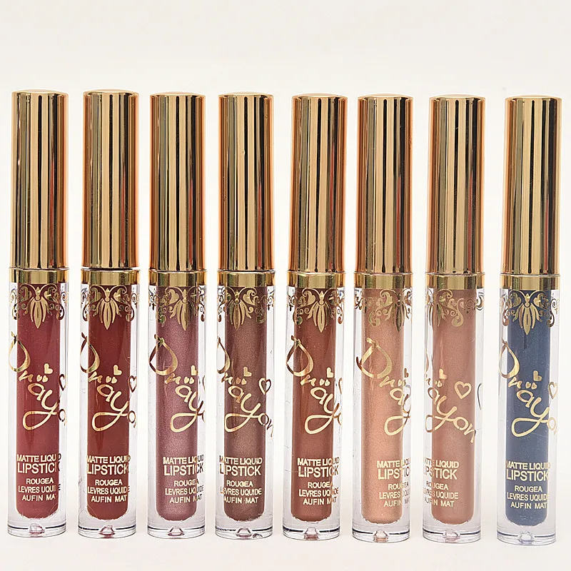 2019 Matt Lip Gloss Matte Lipstick Non-stick Waterproof Style Gold Nude Red Lipsticks Makeup Tattoo
2019 Matt Lip Gloss Matte Lipstick Non-stick Waterproof Style Gold Nude Red Lipsticks Makeup Tattoo