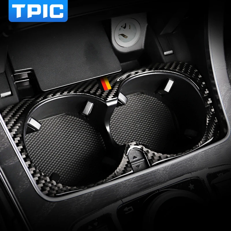 TPIC Car Styling Carbon Fiber Water Cup Holder Frame Trim Sticker For Mercedes Benz C Class W205 C180 C200 C300 GLC Accessories
TPIC Car Styling Carbon Fiber Water Cup Holder Frame Trim Sticker For Mercedes Benz C Class W205 C180 C200 C300 GLC Accessories