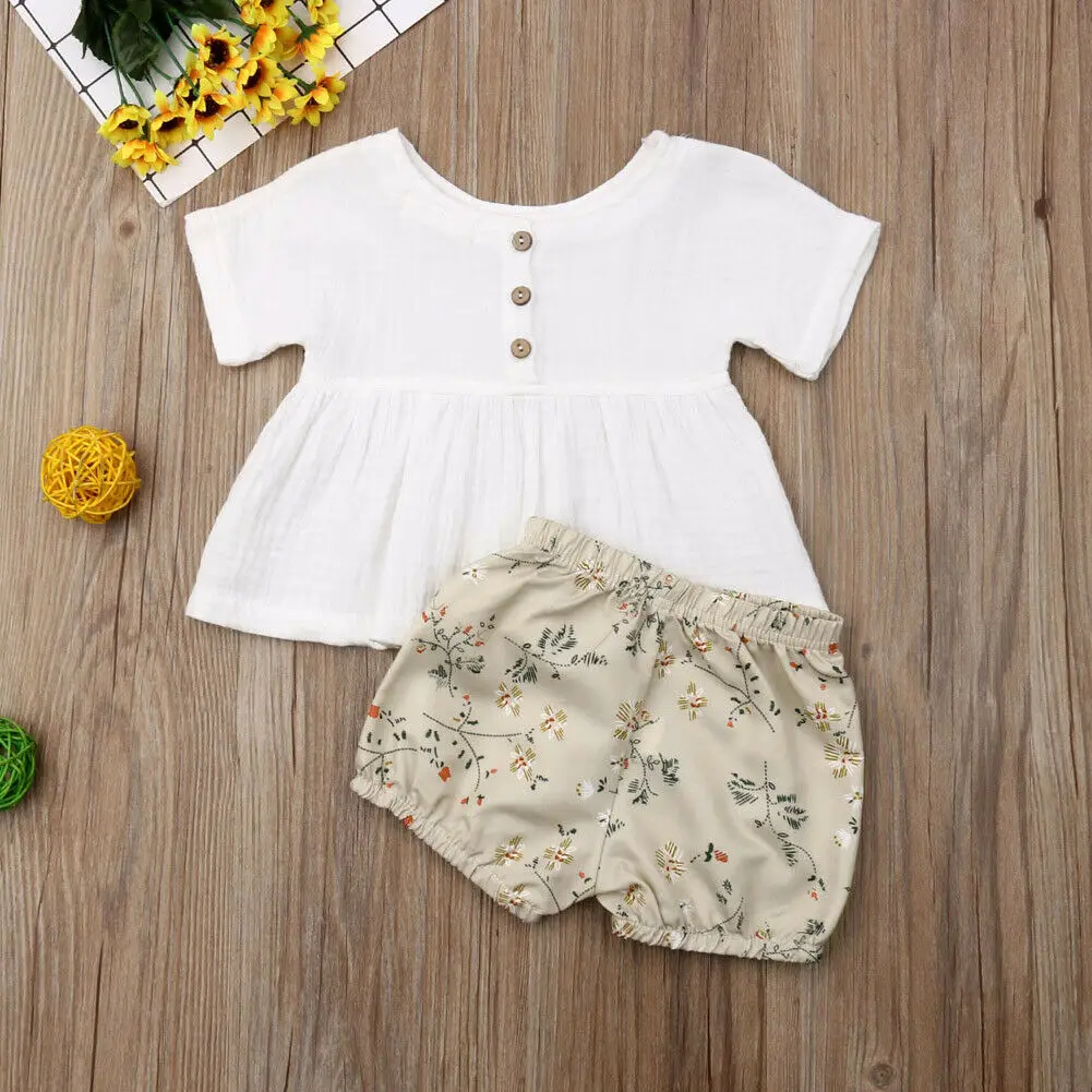 Pudcoco Brand New Kid Baby Girl Outfit Clothes Linen T-shirt Top+Shorts Pants 2PCS Set 0 To 18M
Pudcoco Brand New Kid Baby Girl Outfit Clothes Linen T-shirt Top+Shorts Pants 2PCS Set 0 To 18M