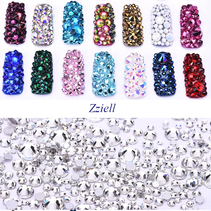 Zziell ss2-ss50 Crystal Rhinestones Nail Art SMC Non Hotfix Rhinestone for Phone Case Shoes Bags Garment
Zziell ss2-ss50 Crystal Rhinestones Nail Art SMC Non Hotfix Rhinestone for Phone Case Shoes Bags Garment