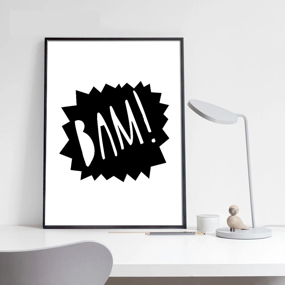 Black-White-Cartoon-Bear-Nordic-Poster-Nursery-Canvas-Wall-Art-Print-Modern-Painting-Decorative-Picture-Boys(4)