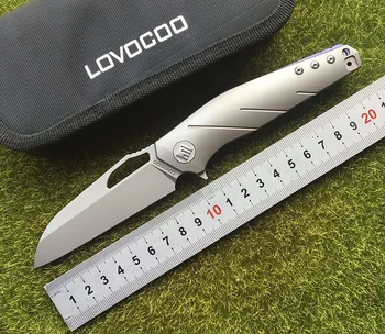 LOVOCOO Apologist Flipper Folding knife MRBS S35VN blade Titanium handle hunting outdoor camping survival fruit Knives EDC tools
LOVOCOO Apologist Flipper Folding knife MRBS S35VN blade Titanium handle hunting outdoor camping survival fruit Knives EDC tools