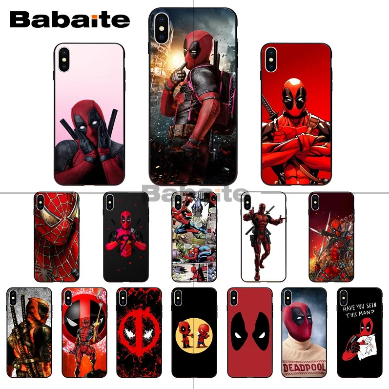 Marvel Deadpool Comic Spiderman Smart Cover Shell Phone Case for iPhone 8 7 6 6S Plus X XS MAX 5 5S SE XR Mobile Cover Babaite
Marvel Deadpool Comic Spiderman Smart Cover Shell Phone Case for iPhone 8 7 6 6S Plus X XS MAX 5 5S SE XR Mobile Cover Babaite