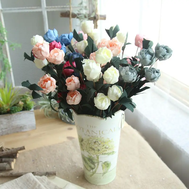 Free shipping Rose Artificial Flowers White Champagne Red Blue Pink 6 Heads PE Fake Flowers For Wedding Party Home Decoration
Free shipping Rose Artificial Flowers White Champagne Red Blue Pink 6 Heads PE Fake Flowers For Wedding Party Home Decoration