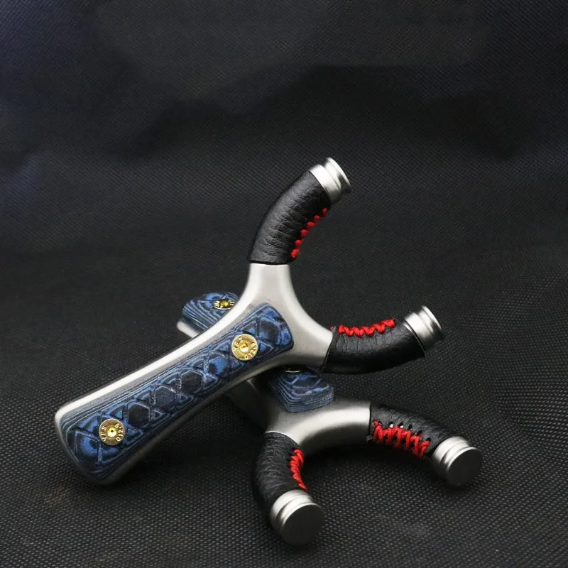 Powerful 440C Stainless Steel Slingshot With Rubber Band Catapult Powerful Hunter Sling Shot for Hunting Outdoor Games Tools
Powerful 440C Stainless Steel Slingshot With Rubber Band Catapult Powerful Hunter Sling Shot for Hunting Outdoor Games Tools
