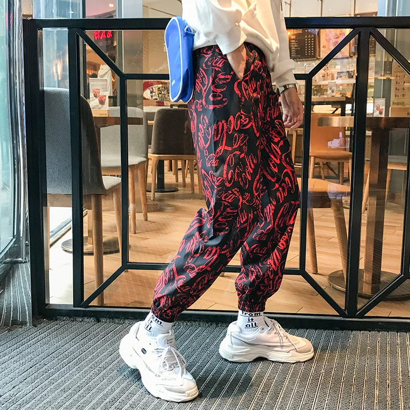 Fashion Casual Men's Trousers Summer And Autumn New S-3XL Printing Loose Sweatpants Three Colors Personality Popularity Youth
Fashion Casual Men's Trousers Summer And Autumn New S-3XL Printing Loose Sweatpants Three Colors Personality Popularity Youth