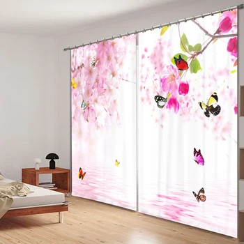 Flowers and butterflies 3D Blackout Curtains Healthy non-pollution Digital Print Customiz Design Tablecloth Shower Curtain Bed
Flowers and butterflies 3D Blackout Curtains Healthy non-pollution Digital Print Customiz Design Tablecloth Shower Curtain Bed