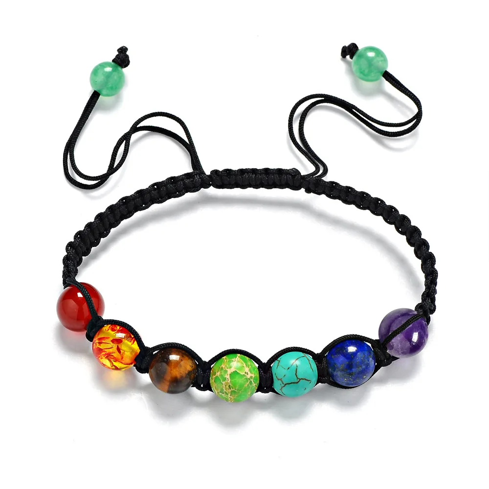 SHUANGR 2016 New 7 Chakra Bracelet Men Beads Colorful stone Reiki Buddha Prayer Natural Stone Yoga Bracelet For Women Men
SHUANGR 2016 New 7 Chakra Bracelet Men Beads Colorful stone Reiki Buddha Prayer Natural Stone Yoga Bracelet For Women Men