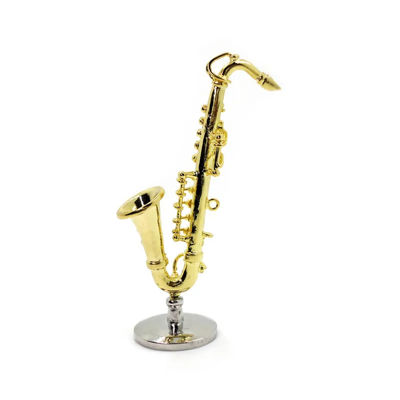 1/6 Scale Dollhouse Miniature Artificial Metal Saxophone Vintage Craft Micro Classic Musical Instruments for Dolls DIY Model Kit
1/6 Scale Dollhouse Miniature Artificial Metal Saxophone Vintage Craft Micro Classic Musical Instruments for Dolls DIY Model Kit