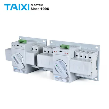 Mini ATS Dual Power Automatic Transfer Switch MCB 2P+2P 3P+3P 4P+4P Manual switching of circuit breakers MCB 63A 40A 20A32A
Mini ATS Dual Power Automatic Transfer Switch MCB 2P+2P 3P+3P 4P+4P Manual switching of circuit breakers MCB 63A 40A 20A32A