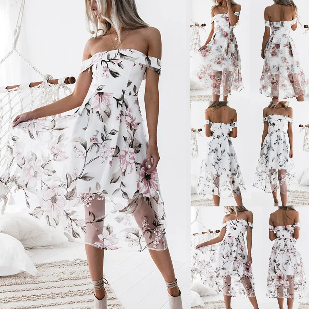 2019 Dress For Women New Style Hot Sales Women Summer Off Shoulder Floral Printed Long sexy Dress robe femme high quality
2019 Dress For Women New Style Hot Sales Women Summer Off Shoulder Floral Printed Long sexy Dress robe femme high quality