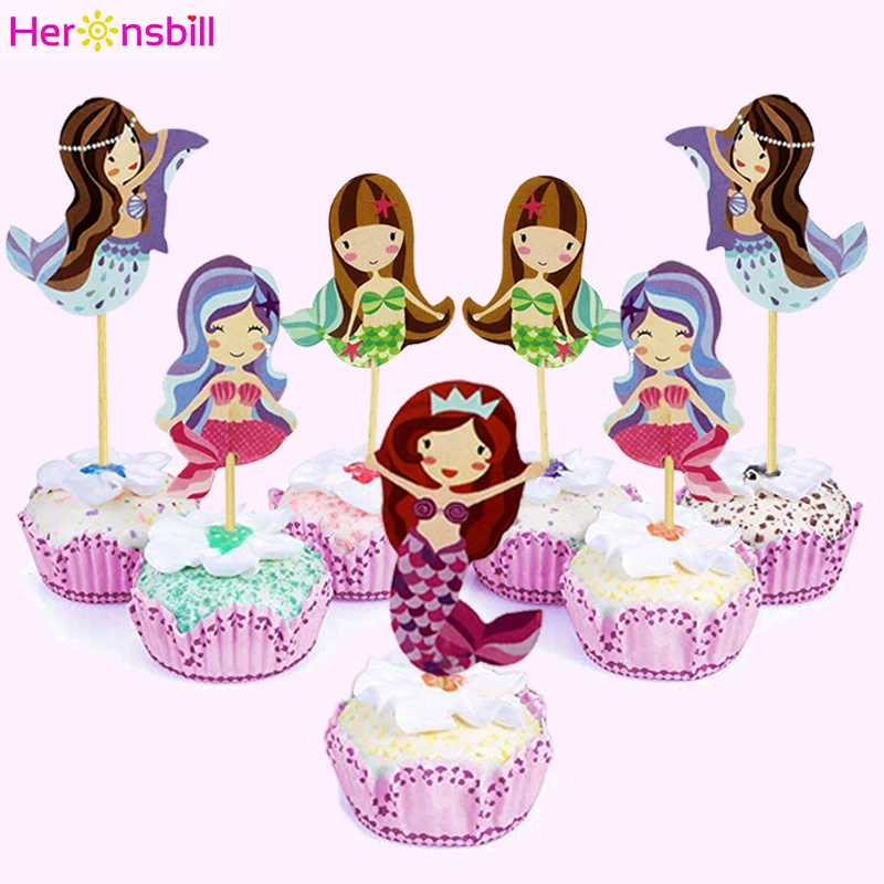 Happy Birthday Mermaid Paper Cake Cupcake Little Topper Under the sea Party Decorations First 1st Girl Kids Baby Shower Supplies
Happy Birthday Mermaid Paper Cake Cupcake Little Topper Under the sea Party Decorations First 1st Girl Kids Baby Shower Supplies