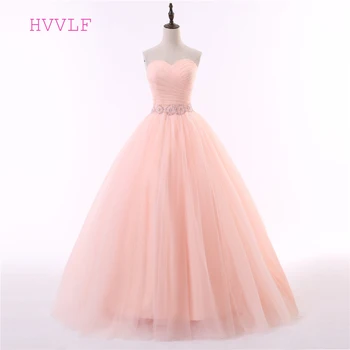 Peach Quinceanera Dresses 2019 Ball Gown Sweetheart Floor Length Tulle Beaded Pearls Cheap Sweet 16 Dresses
Peach Quinceanera Dresses 2019 Ball Gown Sweetheart Floor Length Tulle Beaded Pearls Cheap Sweet 16 Dresses