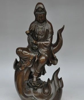 18" china bronze wealth ruyi Freedom Guanyin Kwan-Yin Bodhisattva Goddess statue
18" china bronze wealth ruyi Freedom Guanyin Kwan-Yin Bodhisattva Goddess statue