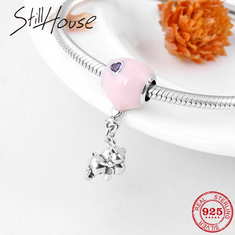 Fantasy fairy tale 925 Sterling Silver Pink Balloon Dangle Elephant Charms Beads Fit Original Pandora Diy Bracelet Necklace
Fantasy fairy tale 925 Sterling Silver Pink Balloon Dangle Elephant Charms Beads Fit Original Pandora Diy Bracelet Necklace