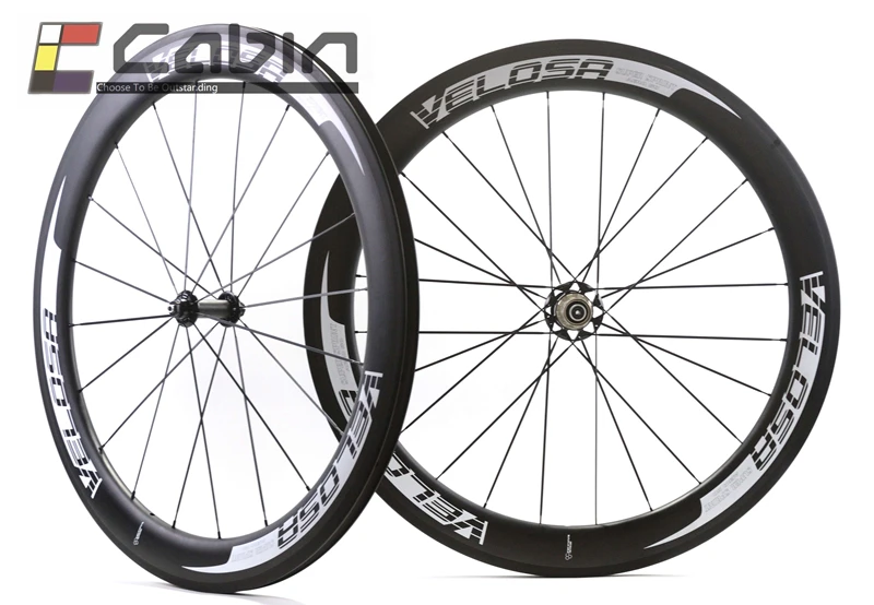 Velosa super sprint 60 bike carbon rear wheel, 700C 60mm clincher/tubular road bike wheel
Velosa super sprint 60 bike carbon rear wheel, 700C 60mm clincher/tubular road bike wheel