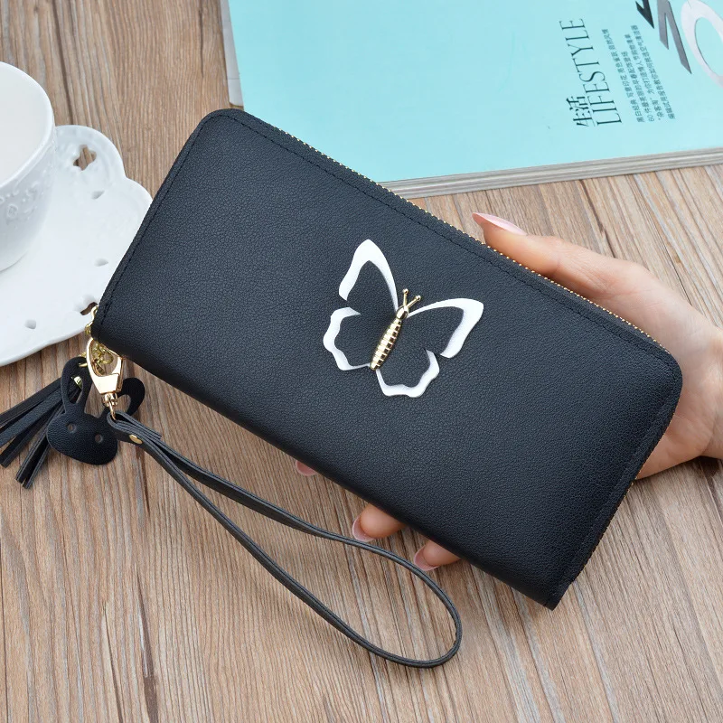 2019 Luxury Brand Leather Wallets Women Phone Wallets Female Long Zipper Coin Purses Credit Card Holder Tassel Design Clutch Bag
2019 Luxury Brand Leather Wallets Women Phone Wallets Female Long Zipper Coin Purses Credit Card Holder Tassel Design Clutch Bag