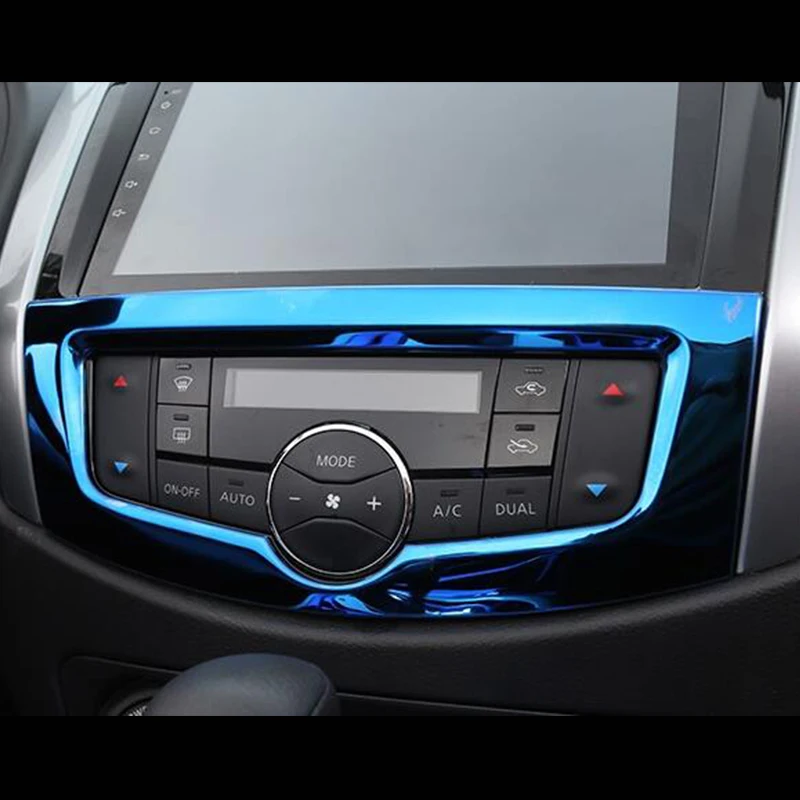 For Nissan Navara NP300 2017 2018 2019 car styling Car Stainless steel air conditioner Switch panel accessories Cover Trim 1pcs
For Nissan Navara NP300 2017 2018 2019 car styling Car Stainless steel air conditioner Switch panel accessories Cover Trim 1pcs