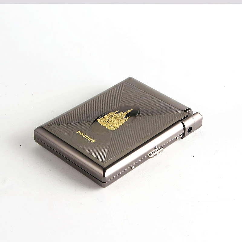 Cigarette accessories New style cigarette box Multifunction dual use Metal Cigarette Case (DH8921)
Cigarette accessories New style cigarette box Multifunction dual use Metal Cigarette Case (DH8921)