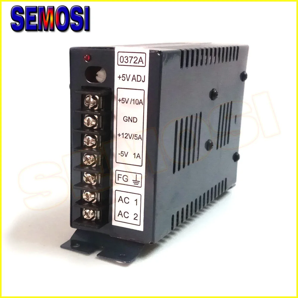 0372A 12V 5A / 5V 10A Arcade Switching Power Supply Arcade Pinball Jamma Multicade for DIY Arcade machine parts
0372A 12V 5A / 5V 10A Arcade Switching Power Supply Arcade Pinball Jamma Multicade for DIY Arcade machine parts