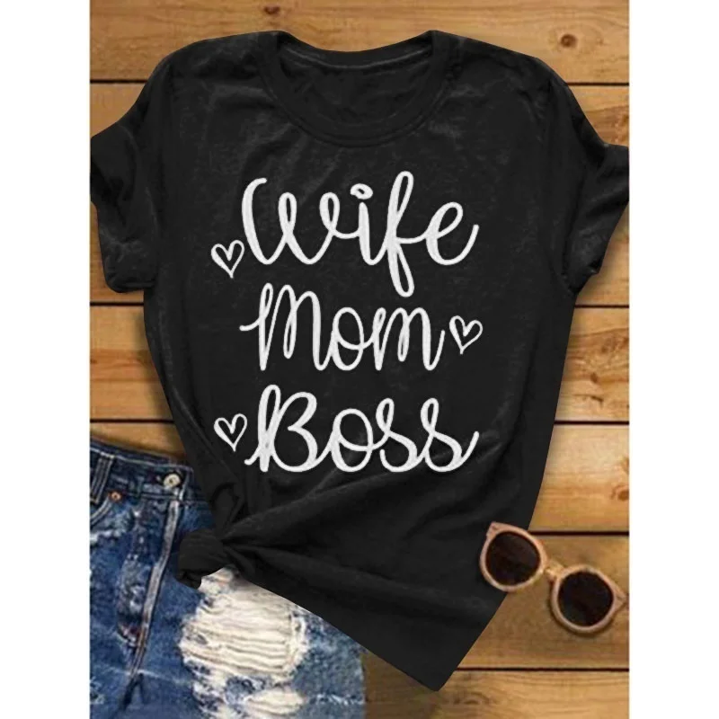 FIXSYS Summer Casual Letter Print T-shirt Fashion Simple Short-sleeve Female Top Tee Korean Style Women Clothes
FIXSYS Summer Casual Letter Print T-shirt Fashion Simple Short-sleeve Female Top Tee Korean Style Women Clothes