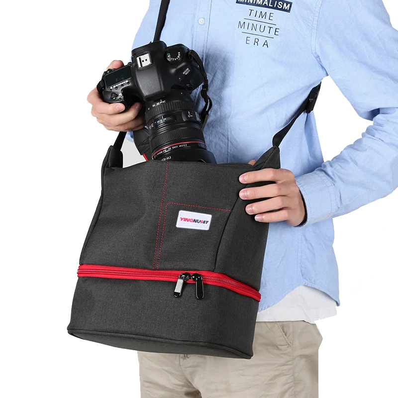 SLR Camera Bag Travel Shoulder Bag Camera Case for Canon EOS 5D MarkIII 5DS 5DIV 700D 600D 650D 1300D 760D 6D 7D 80D 70D 7DII
SLR Camera Bag Travel Shoulder Bag Camera Case for Canon EOS 5D MarkIII 5DS 5DIV 700D 600D 650D 1300D 760D 6D 7D 80D 70D 7DII
