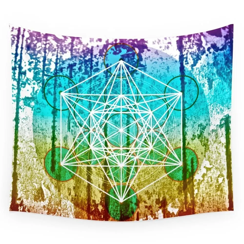 The Flower Of Life & Metatron's Cube - The Rainbow Tribe Collection Wall Tapestry
The Flower Of Life & Metatron's Cube - The Rainbow Tribe Collection Wall Tapestry