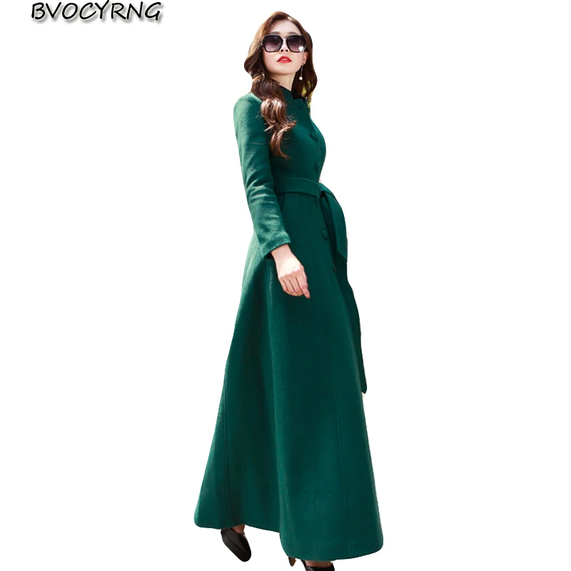 High end Wool coat womens 2018 autumn winter fashion Lengthen jackets Big size women tops slim Belt thick Woolen coats female
High end Wool coat womens 2018 autumn winter fashion Lengthen jackets Big size women tops slim Belt thick Woolen coats female