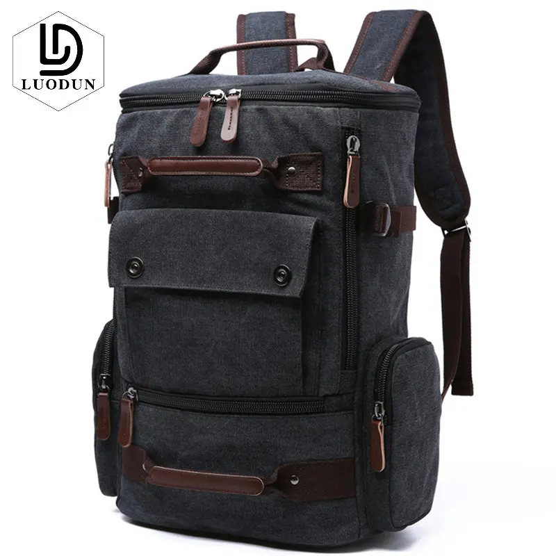 Men Canvas Laptop Backpack 15 Inch Rucksack School Bag Travel Backpacks for Teenage Male Notebook Bagpack Computer Knapsack Bags
Men Canvas Laptop Backpack 15 Inch Rucksack School Bag Travel Backpacks for Teenage Male Notebook Bagpack Computer Knapsack Bags