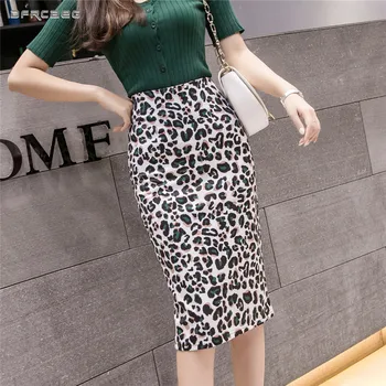 Print Leopard Bodycon Women's Pencil Skirts 2019 Summer Fashion High Waist Vintage Elegant Sexy Split Ladies Skirt Knee Length
Print Leopard Bodycon Women's Pencil Skirts 2019 Summer Fashion High Waist Vintage Elegant Sexy Split Ladies Skirt Knee Length