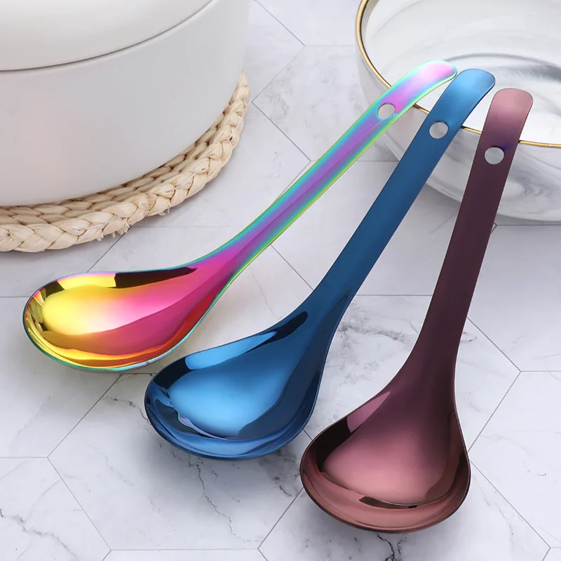 1pc High quality Durable 304 Stainless Steel Large Rice Soup Serving Spoon Tableware
1pc High quality Durable 304 Stainless Steel Large Rice Soup Serving Spoon Tableware