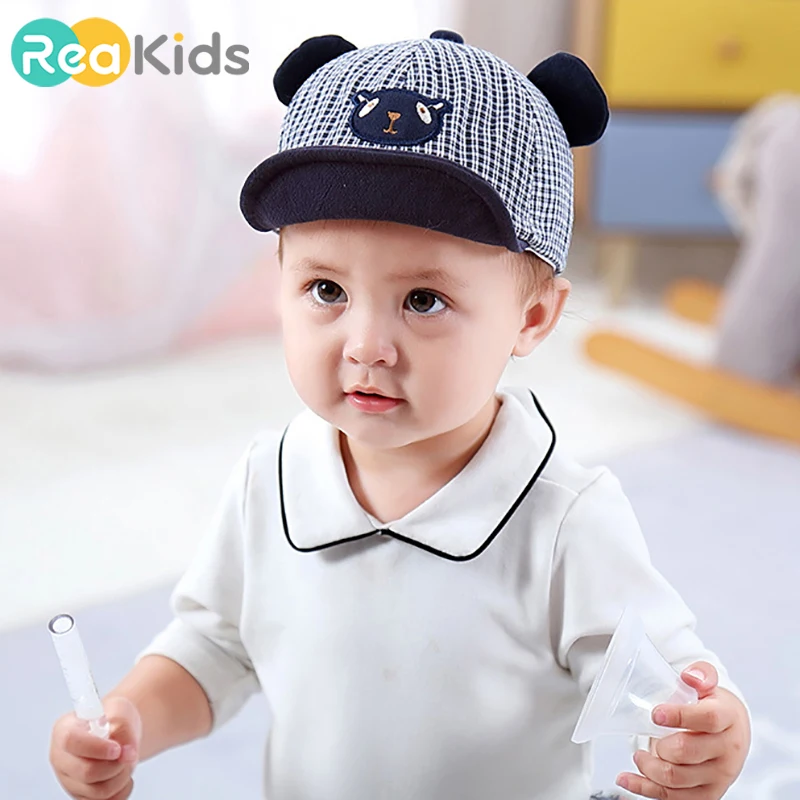 REAKIDS New Baby Hat Child Hat Baby Boy Girl Plaid Bear Baseball Cap Fashion Trend New Spring And Summer Child Hat Baby Visor
REAKIDS New Baby Hat Child Hat Baby Boy Girl Plaid Bear Baseball Cap Fashion Trend New Spring And Summer Child Hat Baby Visor