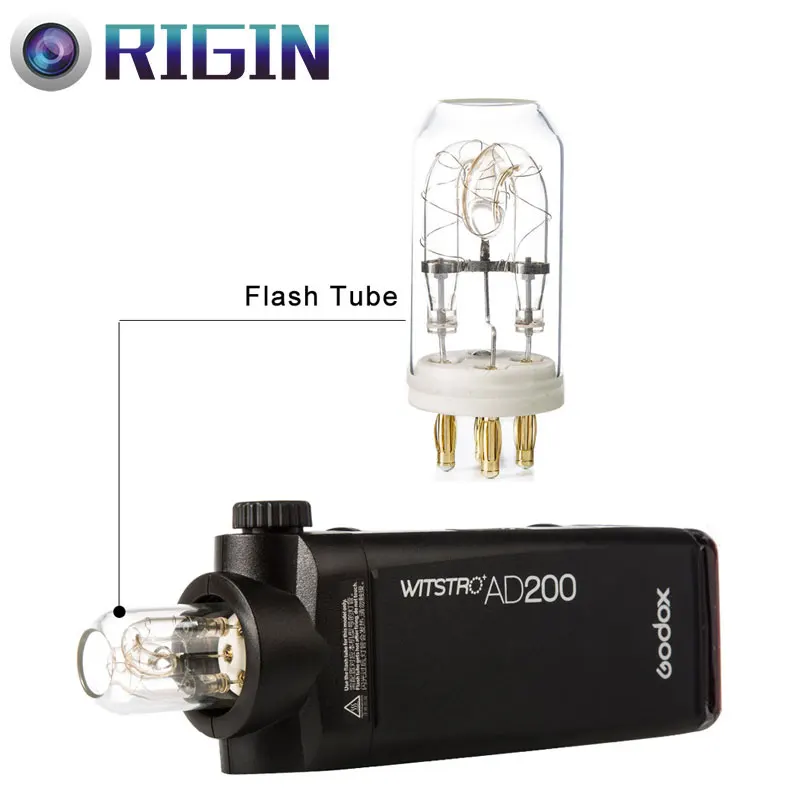 Godox AD200 Pocket Flash exclusive AD-FT200 Bare Flash Tube Bulb Pax Power 200W
Godox AD200 Pocket Flash exclusive AD-FT200 Bare Flash Tube Bulb Pax Power 200W